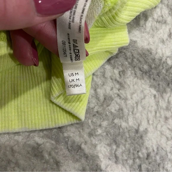 Free People Neon Yellow Cozy Cool Lounge T-Shirt - Picture 9 of 12